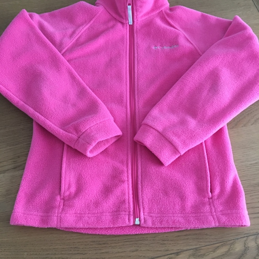 Columbia Hot Pink Fleece Jacket S